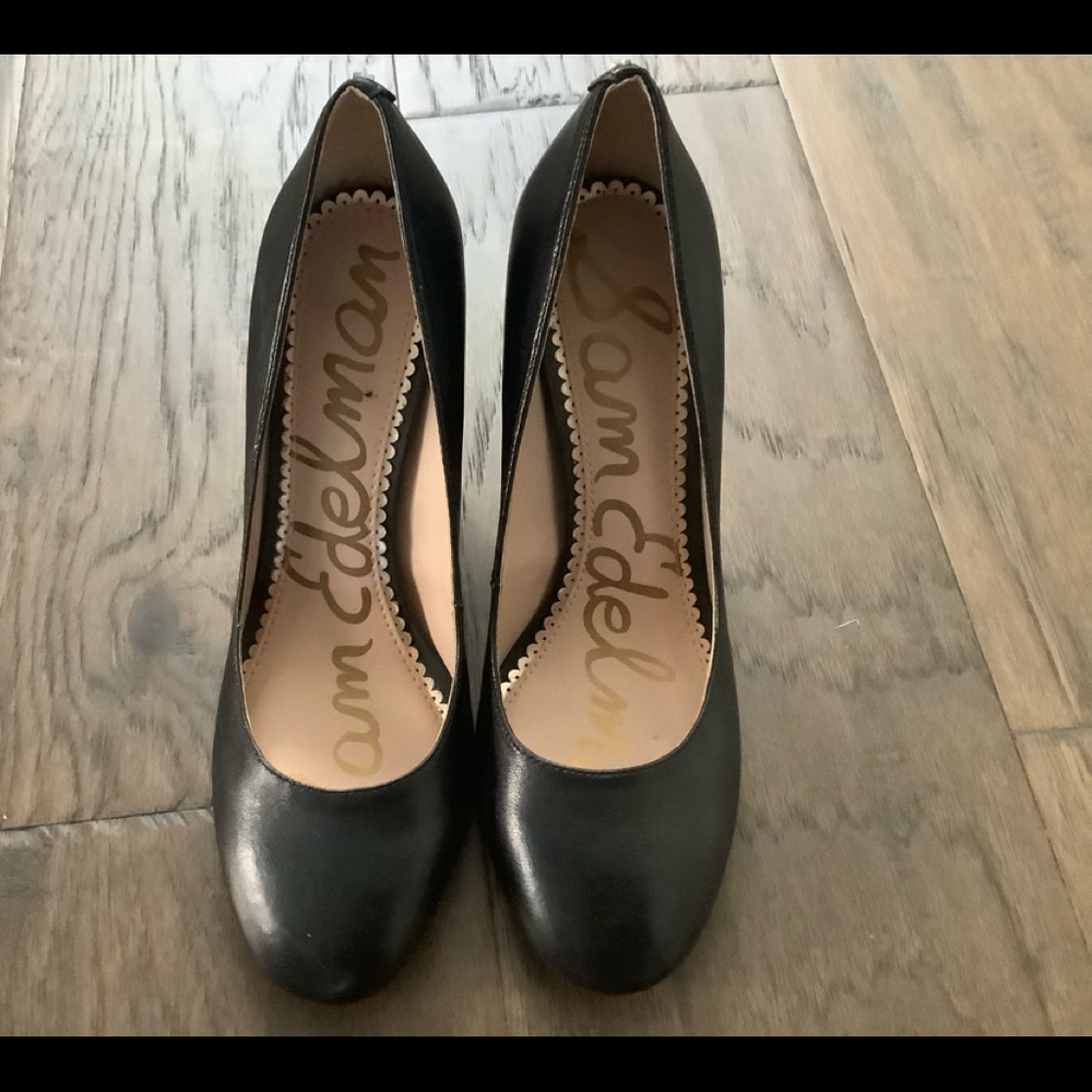 Sam Edelman Black Block Heels- RARE